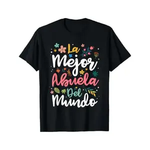 Women's Comfy Fit Love Streetwear T-Shirt - Hispanic Grandma Themed for Mother's Day