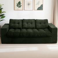 Dark Green 3 Seater