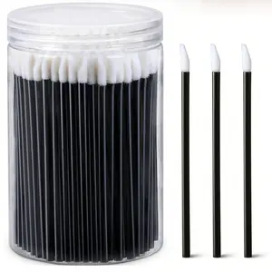 Disposable Lip Brush, Portable Lipstick Applicator, Nylon Bristles, No Scent, Perfect for Travel, Makeup Tool, Essential Beauty Accessory, Makeup Brushes