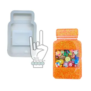 Pill Bottle Shaker Badge Reel or Phone Grip Shaker Mold