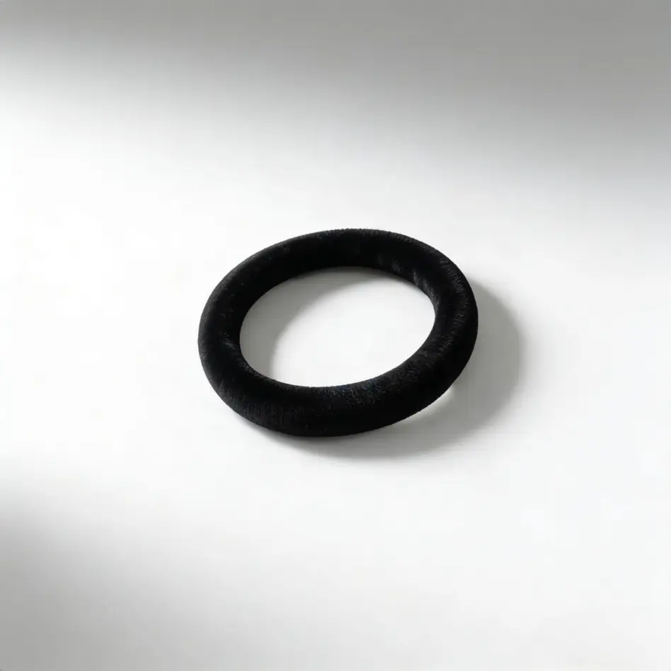 Not For Sale]Yulux Hair Seamless High Elasticity Hair Ties Towel Loop Hair Bands for Women - Black, Soft & Durable