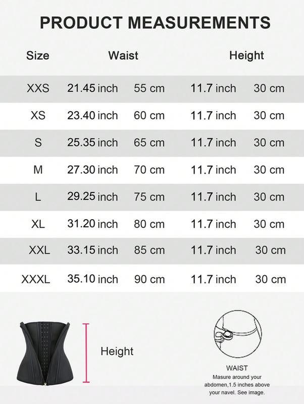 Shapewearwaist Trainer for Women, Tummy Control Waist Cincher, Hourglass Sport Workout Faja Body Shaper Shapewear Womenswear Belts Overall Compression Basic Shapewear True Fit Faja Cali Curves Black Elegant Fajas Waist Trainer Body Shape Waist Trainers
