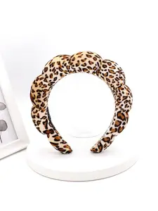 Leopard Print Hair Hoop for Women, Zigzag Headband, Autumn Winter Fashion Accessory, Stylish & Comfortable Design, Perfect for Daily Wear