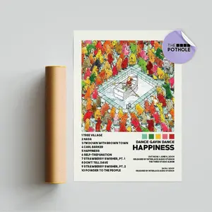 Dance Gavin Dance Album Cover Poster - Vintage Music Band Wall Art Print