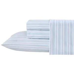 Laura Ashley Fe rn 300 Thread C ount Premium Co tton Sheet Sets