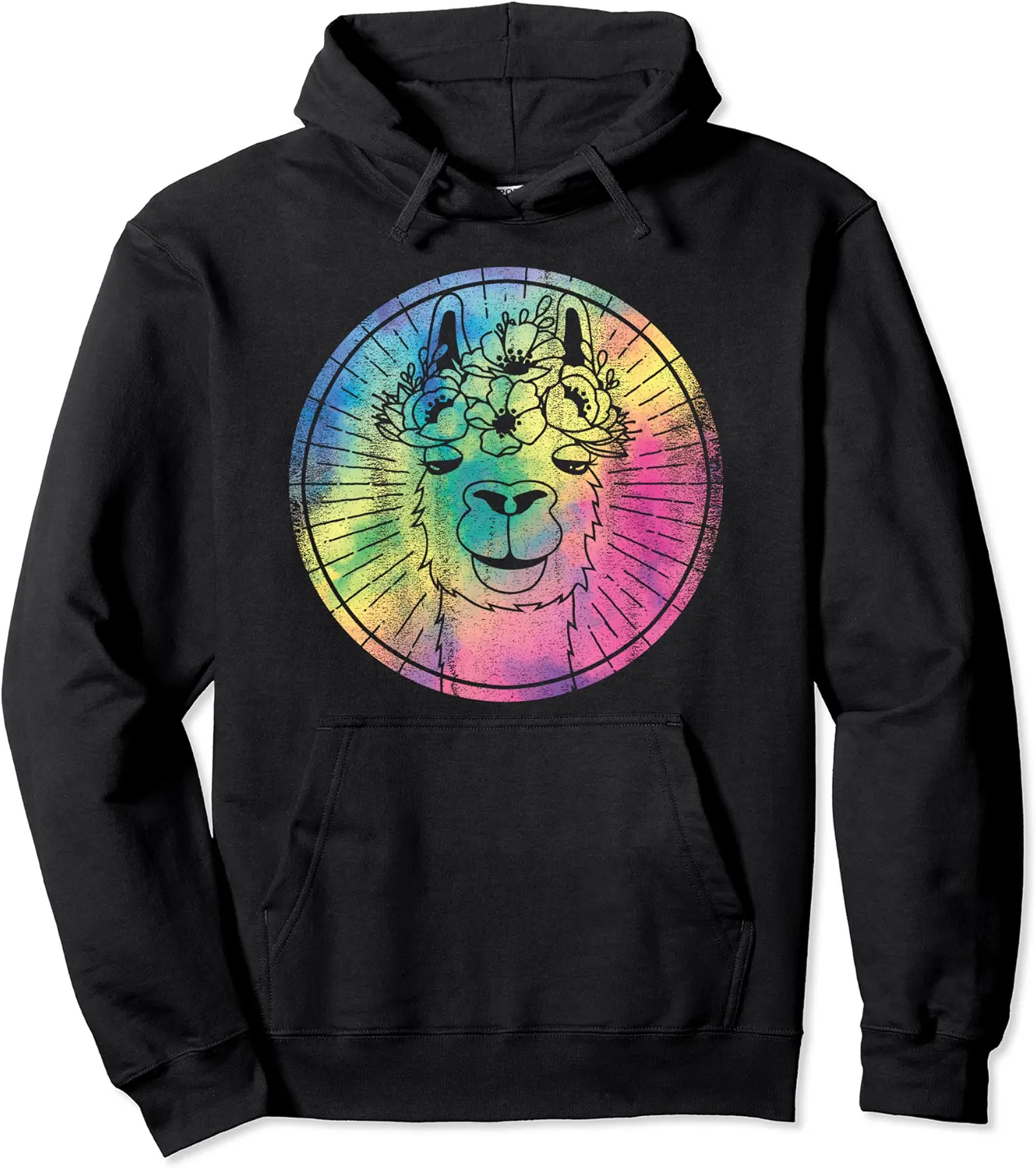 Alpaca VS Llama I Love Alpacas Llama Drama Colorful Rainbow Pullover Hoodie - Antonioja Shop 34B0BZMV2D6R