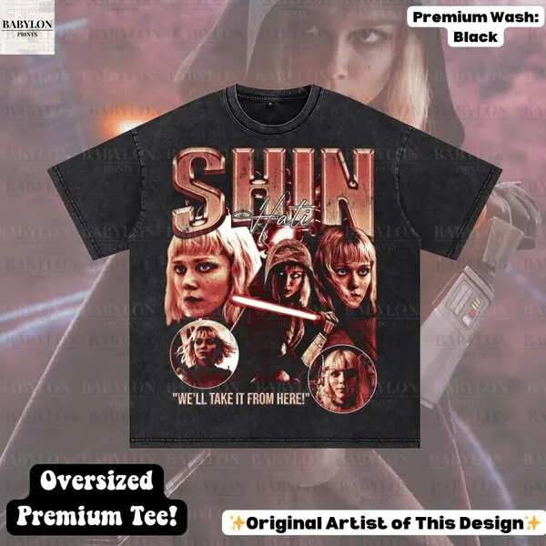 Shin Hati Shirt Ahsoka Show T Shirt Ivanna Sakhno Shirt Dark Side Sith Tee Shirt