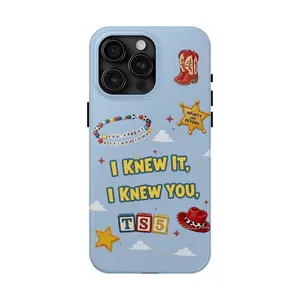 I Knew It I Knew You Phone Case, TS5 Phone Case, Music Merch, Cloud Summer Beach Phone Case, Gift For Music Fans