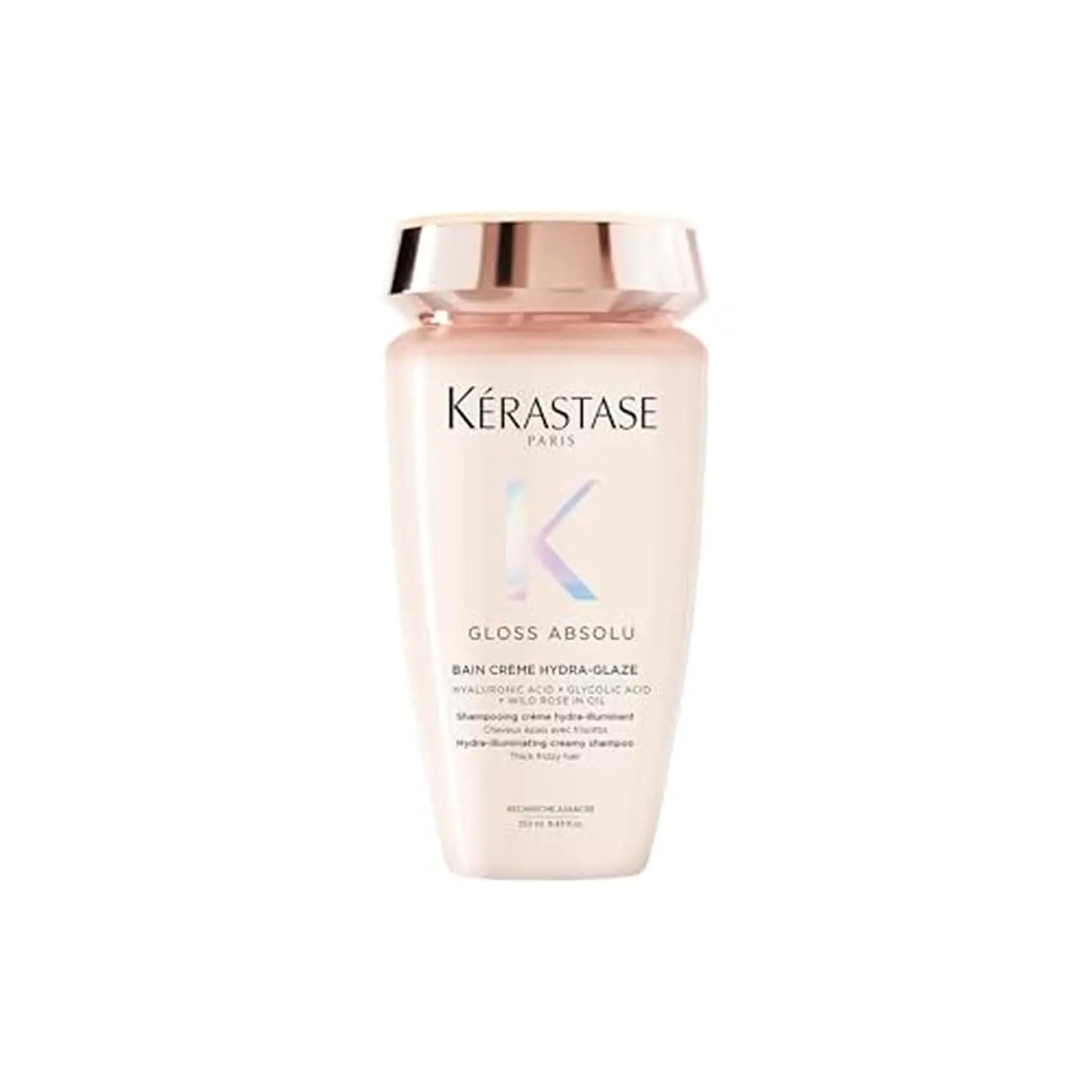 KÉRASTASE Gloss Absolu Bain Crème Hydra-Illuminating Creamy Shampoo, Sulfate-Free Anti-Frizz Formula for Thick Frizzy Hair, for Shine and Smoothness with Hyaluronic Acid