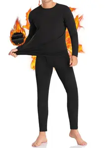 Thermal Underwear for Men Long Johns with Fleece Lined Base Layer Men Cold Weather Top Bottom