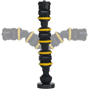 Nootle Recon 5 Flex Arm   Camera Mount Stand  Foot 6 Inch Flexible Pole Holder Base for Cameras, Video Mounts Tripod Attaches to Steel or Other  Surfaces