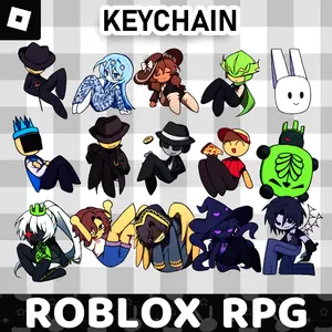 Ganci / Gantungan Kunci Akrilik ROBLOX RPG PACK Acrylic Keychains , Great For Daily Use Or As Thoughtful Little Gifts For Your Friends And Yourself