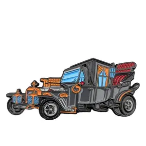 The Munsters Munster Koach Enamel Pin – Official Horror TV Show Family Car Lapel Pin