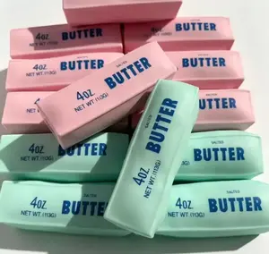 Crunchy Sound Butter Bar Squishy Toy, Crispy ASMR Butter Stick Squeeze Fidget Toy, Soft Sensory Stress Relief Desk Toy