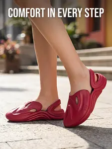 Women's Y2K Cloud Slingback Clogs, Lightweight One-Piece Molding Non-Slip Summer Sandals