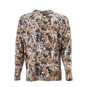 VEVOR Camo Hoodie, Summervibes, Large Size, Men Pullover Hooded Sweatshirt, Moisture Wicking & Breathable, Quick-dry, Hiking Fishing Shirt with Hood, Long Sleeves Hunting Shirts for Spring & Summer Outdoor Work