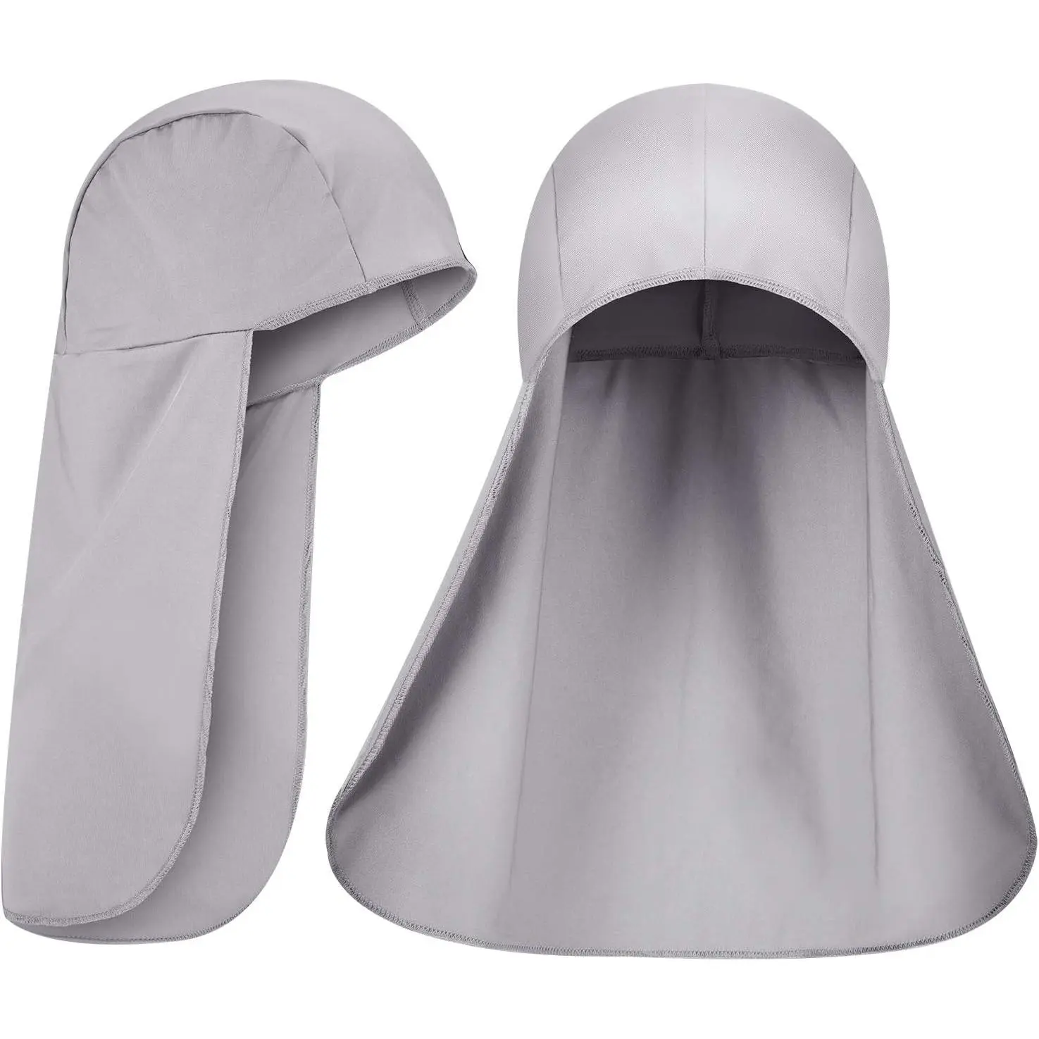 2 Packs Cooling Skull Cap Elastic Hard Hat Sun Shade Neck Shield Quick Dry Neck Protector for Women Men JinhuanXuan SHOP