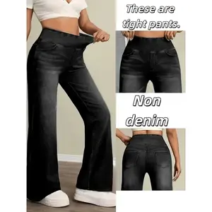 Women’s slim-fit printed leggings, highly elastic and comfortable pants for all seasons, casual wear with a fashionable design — chicGARMENTARY