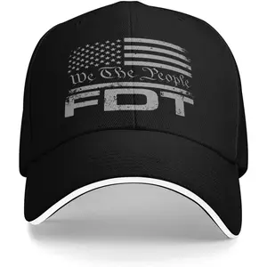 Fdt Hat Fuck for Prison We The People Impeach Anti Prisoner Baseball Cap Trucker Hat Black