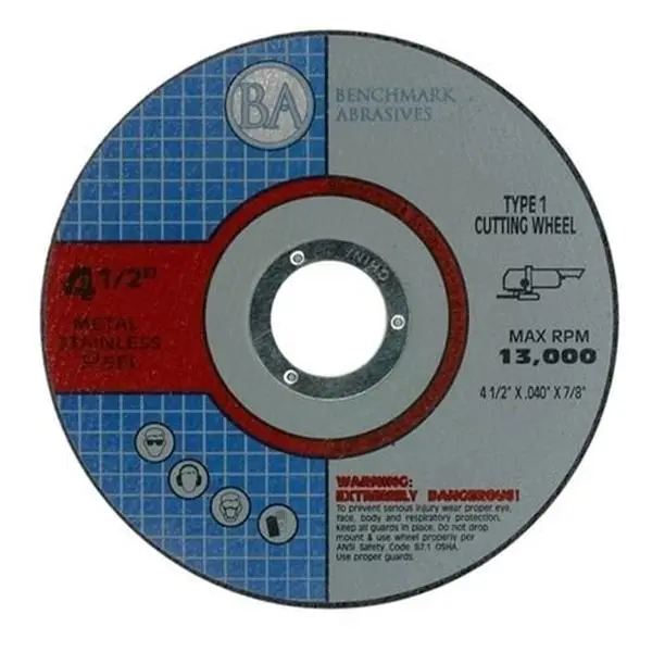Grinder Cut Off Wheels 4 1/2 Inch Aluminum Oxide Thin Type 1 Angle Grinder Cutting Disc for Metal, Stainless Steel - with 7/8" Arbor Hole, Fast Grinder Cutting Wheel - 50 Count
