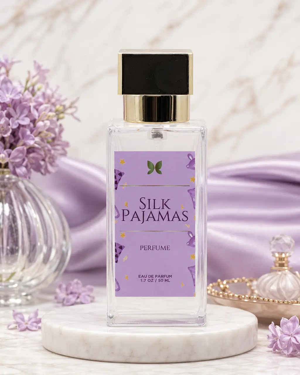 Silk Pajamas-Perfume Silk Pajamas-Perfume