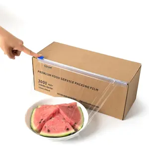 Serivce Cling Film Plastic  Wrap Cling Wrap12 Inch x 3000  For Restaurant or Big  Use