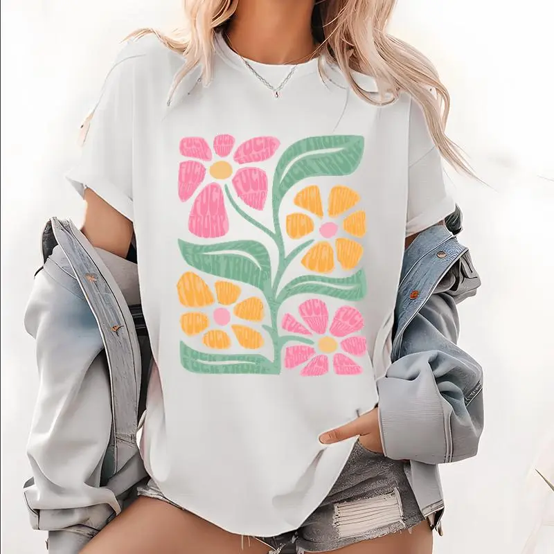 Subtle Fuck Trump Flower Tee Shirt, Anti Trump Floral  Tee Shirt Gift For Democrat, Fuck Trump Progressive Liberal Flower Tee shirts men