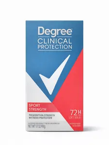 Degree Clinical Protection Sport Strength Antiperspirant 72H Sweat Protection Prescription Strength Deodorant for Men