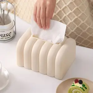 Durable Paper Towel Holder, Ideal for Vanity, Bathroom, Bedroom, Living Room, Large Capacity Storage Box, Organizer Tray