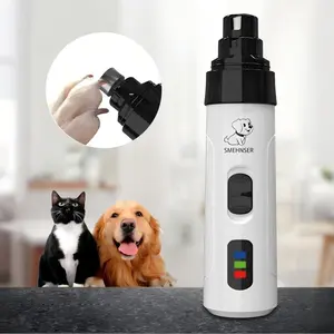 USB Rechargeable Pet Nail Trimmer, 1 Box Portable Pet Nail Clipper with LED Light, Pet Nail Care Tool for Dogs & Cats