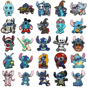 Disney Stitch Pin Collection - 6 Unique Pins in Various Themes and Designs for Fans and Collectors