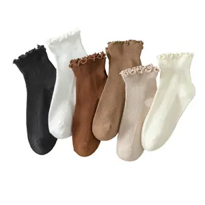6 Pairs of Ruffle Socks Women, Cute Ruffle Ankle Socks | Viral TikTok Favorite | Coquette & Y2K Aesthetic | Soft Cotton Frilly Socks | Ideal for Preppy Looks, School Outfits & Casual Wear | 2026 Top Seller | Versatile & Adorable | Elevate Your Everyday Ou
