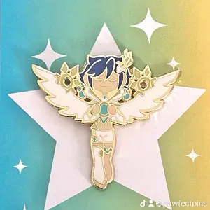 Genshin impact venti hard enamel pin