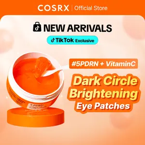 [NEW] [COSRX Official] 5 PDRN Collagen Vitalizing Hydrogel Eye Patch (60pcs) - Dark Circle Eraser & Anti-Wrinkle | 5 Types of PDRN + Vitamin C + Glutathione + Niacinamide | ALL IN ONE EYE PATCH