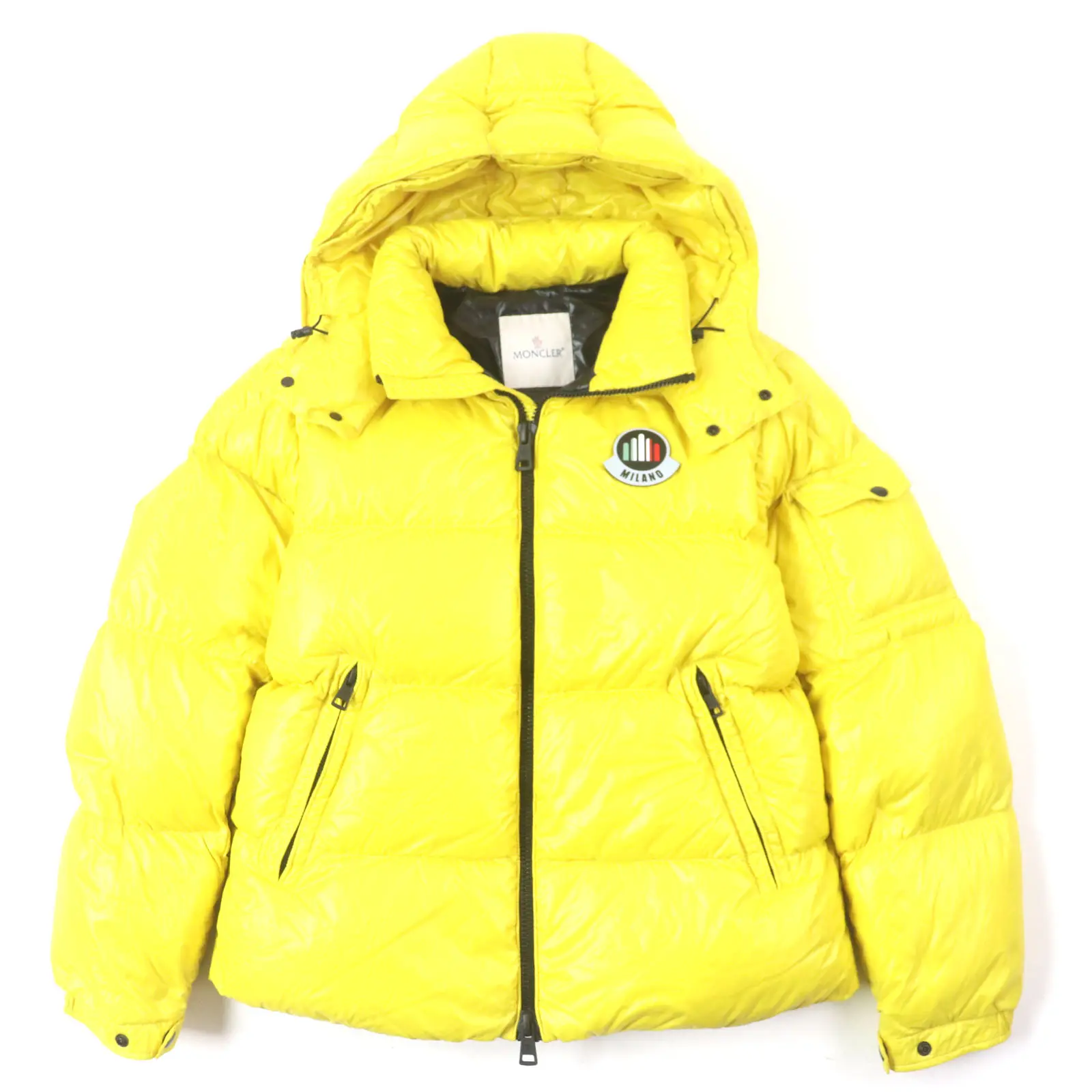 Pre-owned MONCLER Nylon Small Leather Goods Aspin Down Jacket