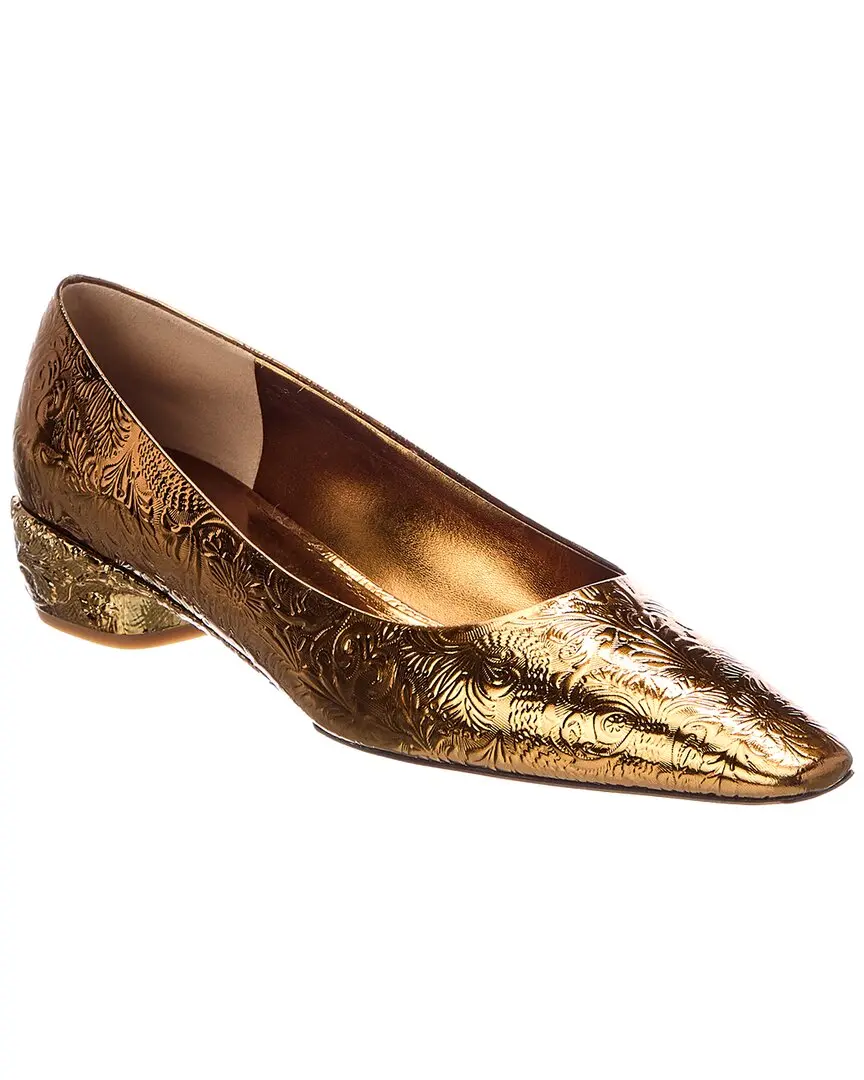 Ferragamo Riace Leather Pump