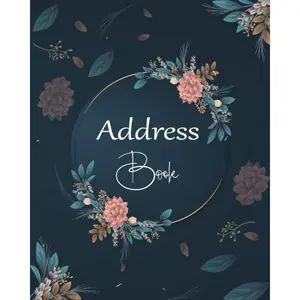 Address Book: Large Print Address Book with Tabs, More than 300 Entry Spaces! Pretty Floral design - Paperback