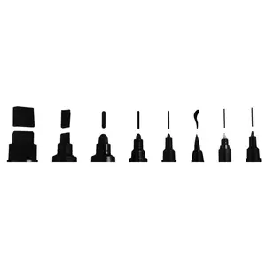 Posca Tip Variety Set- All Black