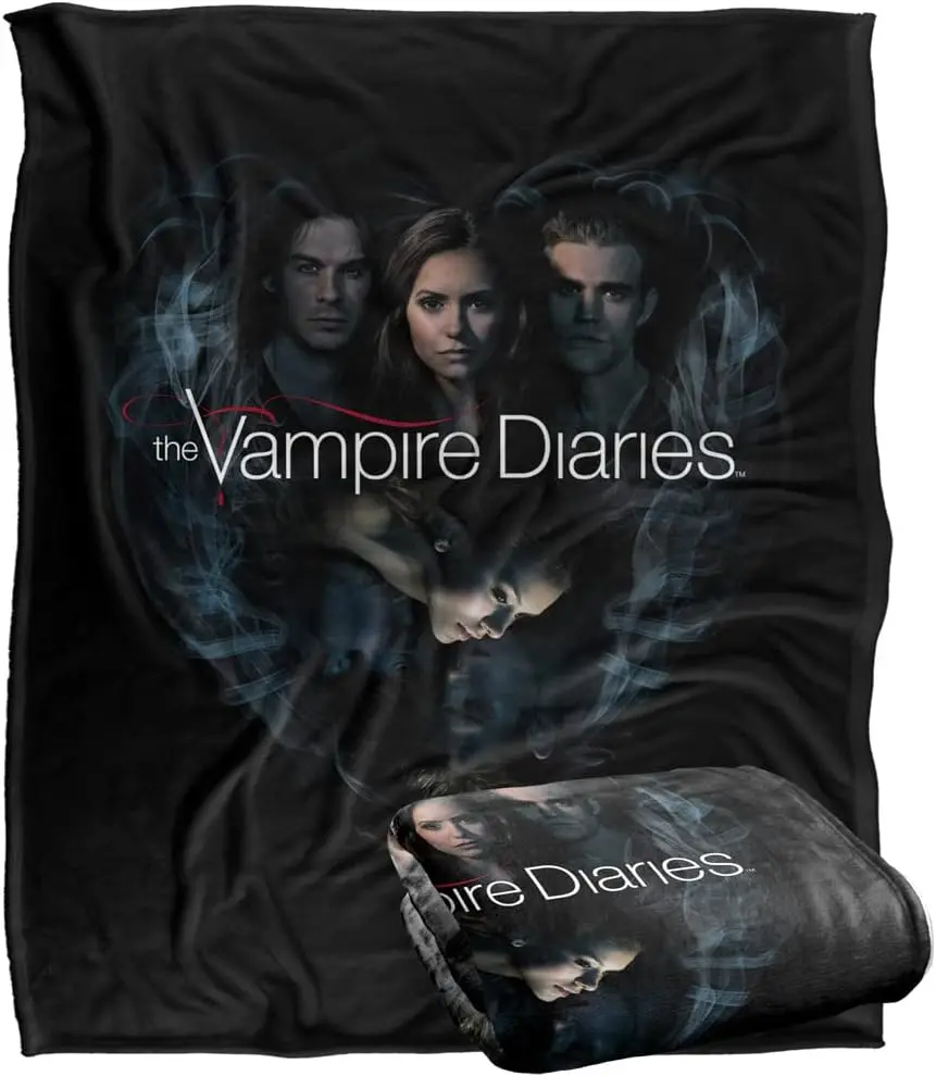 Vampire Diaries Blanket, 60"x80" Hearts Desire Silky Touch Super Soft Throw Blanket