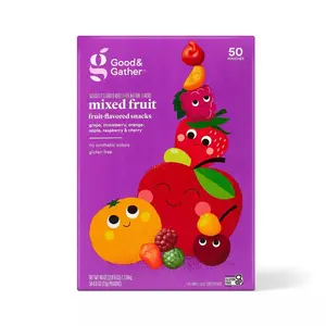 Mixed Fruit Flavored Snacks 40oz/50ct - Good & Gather™ Candy Strawberry