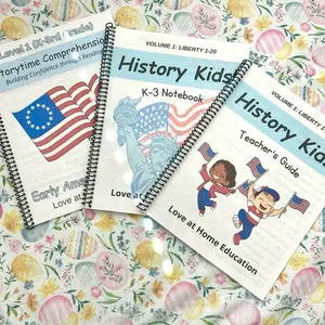 America Bundle: K-3: Storytime Comprehension AMERICA and History Kids TG & K-3 notebook first grade