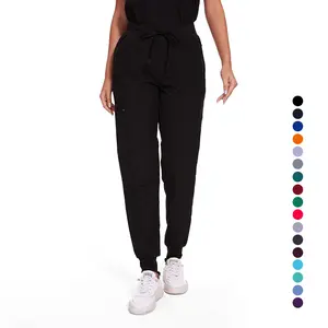 Women 7-Pocket Cargo Scrub Pants – Soft Stretch for Comfort & Functionality