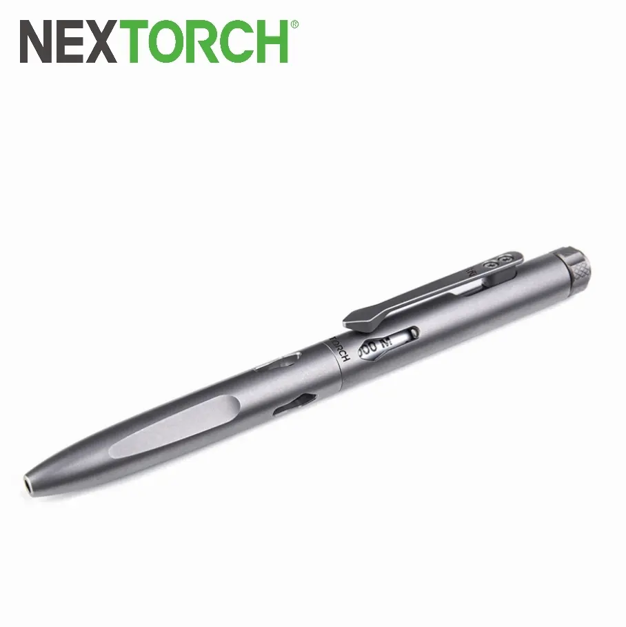 NEXTORCH NP11 & NP12 Ti Titanium Tactical Ballpoint Specialty Pen, High-Density Design for Enhanced Grip and Reliable Performance, Ballpoint Pen Rollerball Pen Tip Pen markers
