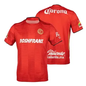 2025-26 Deportivo Toluca Home Kit Fan Edition Adult Short Sleeve Breathable Quick Dry Soccer Jersey LIGA MX M