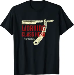 Skinhead Clothing: Working Class Hero - Spirit of 1969 T-Shirt - Samuelmar Shop 82B083J9P65H