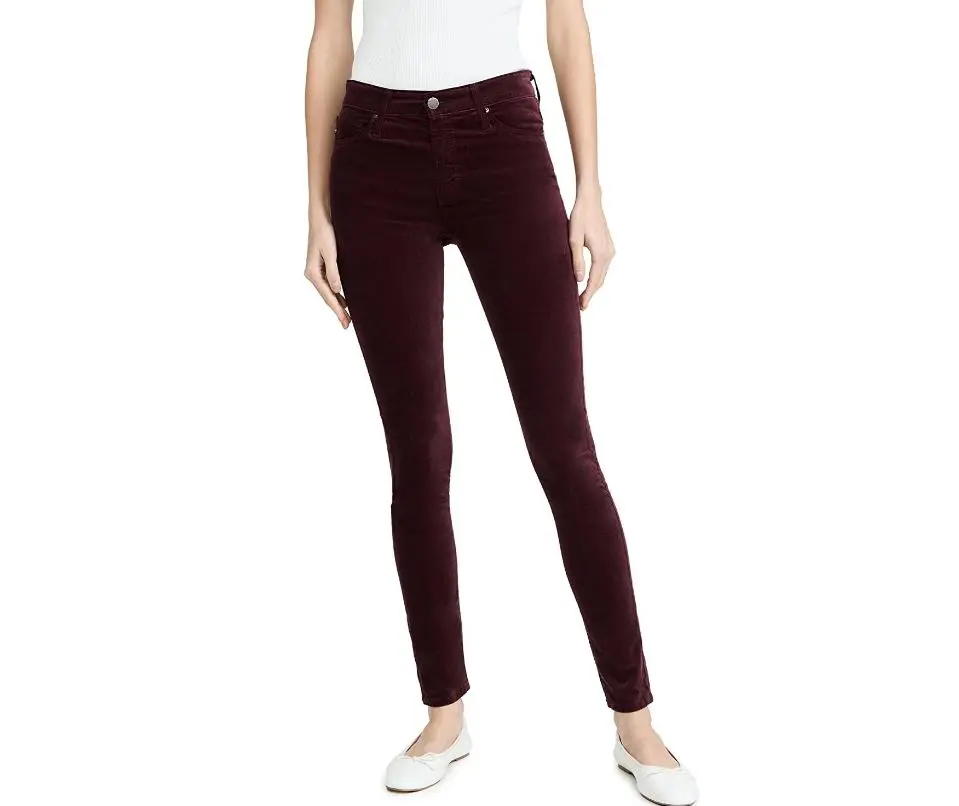 AG Adriano Goldschmied Women's Farrah High Rise Skinny Jeans 24 Button Denim
