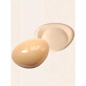 2pcs Chest Enhancement Adhesive Bra, Thick Sponge Bra Pad, Chest Enhancement Removable Attachment, Swimsuit, Invisible Bra, Intimate Accessories Waterproof Bra Pads Piece