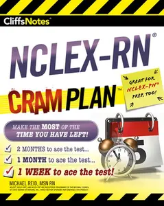 USED-CliffsNotes NCLEX-RN Cram Plan by Reid, Michael (Paperback)