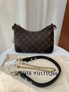 Pre-owned Louis Vuitton Coated Canvas Shoulder Bags | Boulogne PM Monogram Women Handbags