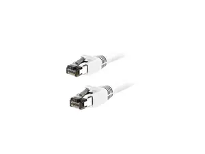 Nippon Labs Cat8 RJ45 0.5FT Ethernet Patch Internet Network LAN Cable, Indoor/Outdoor, 24AWG, Shielded Latest 40Gbps 2000Mhz, Weatherproof S/FTP for Router, PS4, PS5, Xbox, PoE, Switch, Modem (White)